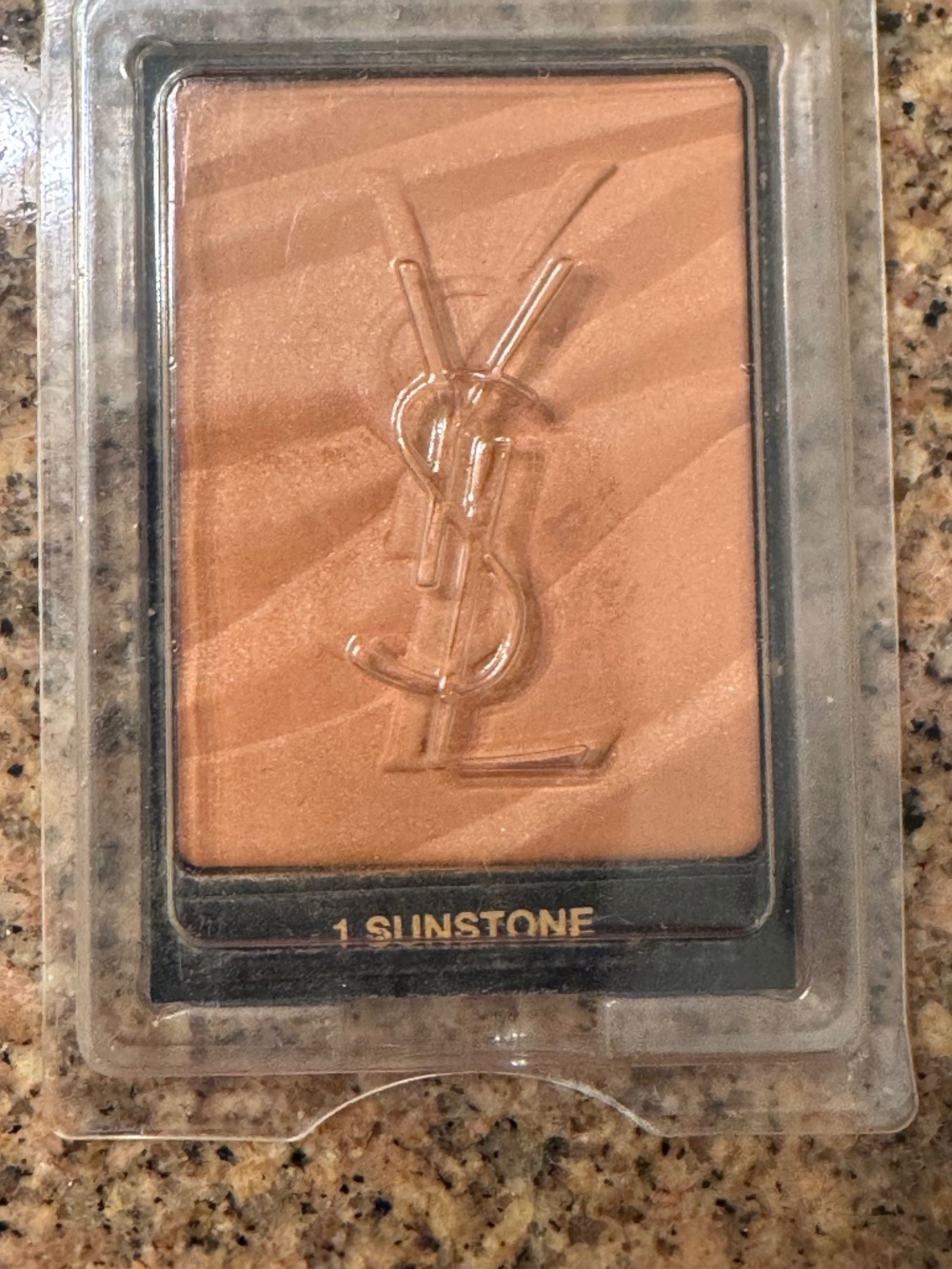 YSL Yves Saint Lauren Les Sahariennes Bronzing Stones No 1 Sunstone Tray